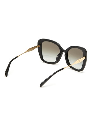 Figure View - Click To Enlarge - PRADA - Acetate Cateye Sunglasses
