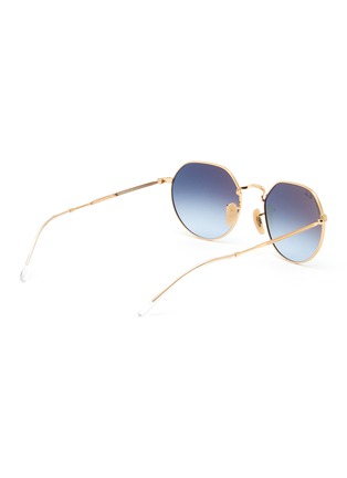 Figure View - Click To Enlarge - RAY-BAN - METAL ROUND FRAME GRADIENT LENS SUNGLASSES