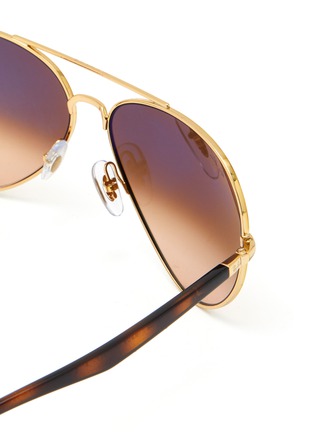 Detail View - Click To Enlarge - RAY-BAN - METAL AVIATOR FRAME GRADIENT LENS SUNGLASSES
