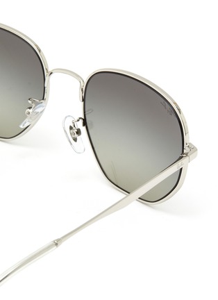 Detail View - Click To Enlarge - RAY-BAN - METAL ANGULAR FRAME GRADIENT LENS SUNGLASSES