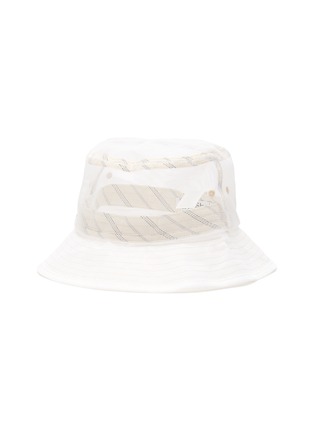 Main View - Click To Enlarge - ACNE STUDIOS - LOGO EMBROIDERED MESH BUCKET HAT