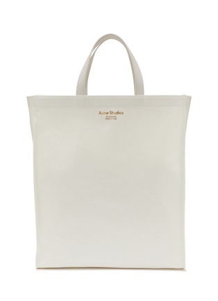 Main View - Click To Enlarge - ACNE STUDIOS - Logo Print Large Coated Canvas Tote