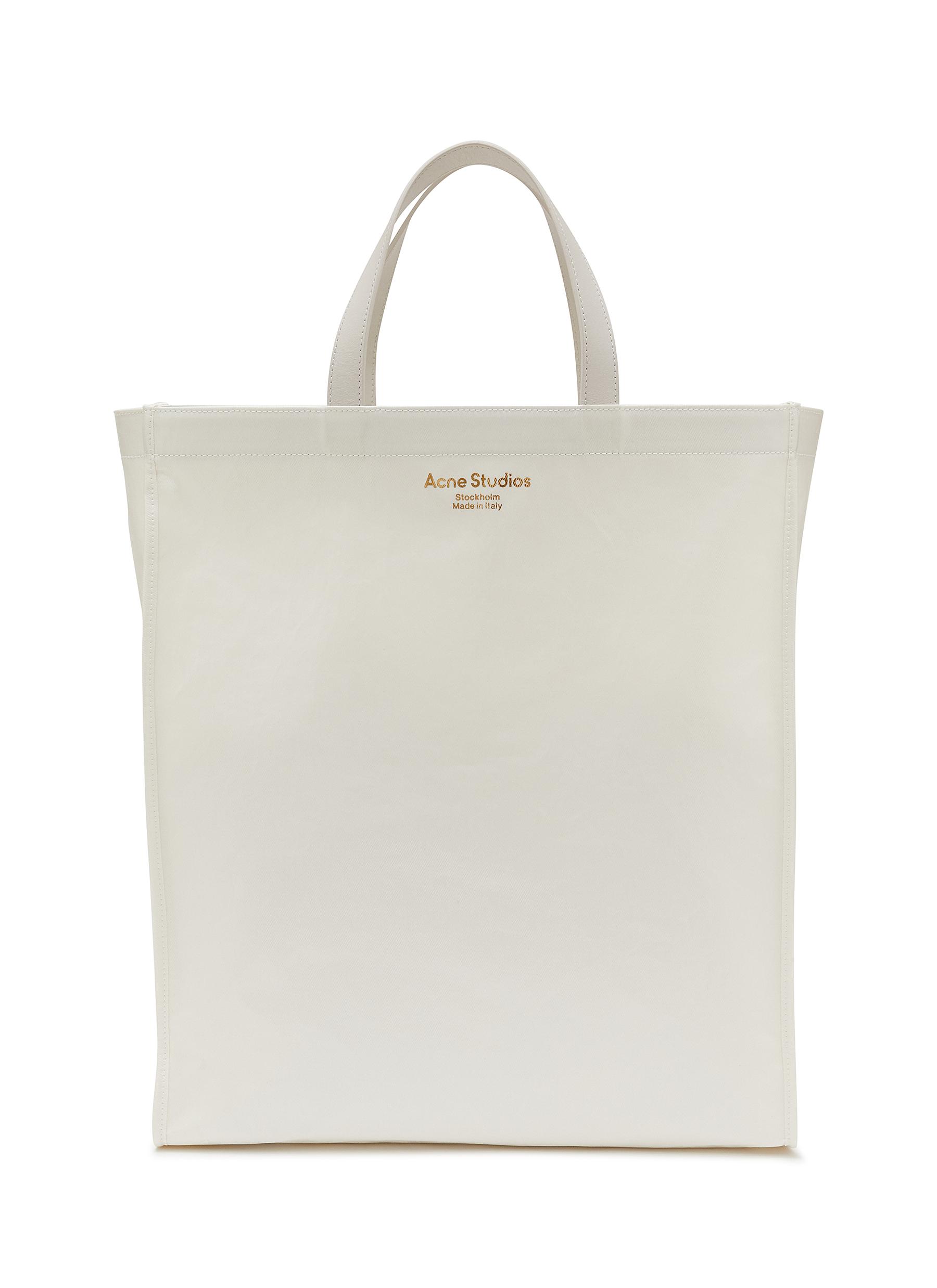 Print Large Coated Canvas Tote 