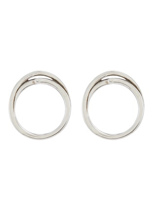 Main View - Click To Enlarge - PHILIPPE AUDIBERT - Sanna' Silver-plated Brass Double Hoop Earrings