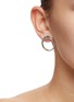 Figure View - Click To Enlarge - PHILIPPE AUDIBERT - Sanna' Silver-plated Brass Double Hoop Earrings