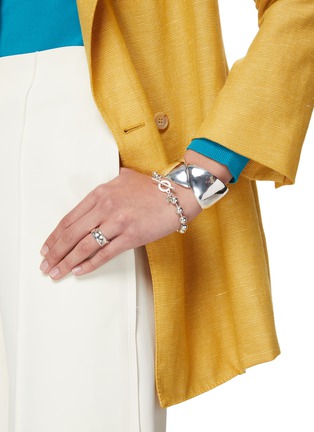 Figure View - Click To Enlarge - PHILIPPE AUDIBERT - Wanda' Silver-plated Brass Cuff Bracelet