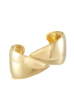 Main View - Click To Enlarge - PHILIPPE AUDIBERT - Wanda' 24k Gold-plated Brass Cuff Bracelet