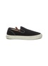ACNE STUDIOS - TUMBLED CANVAS LOW TOP SLIP ON SNEAKERS