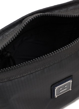 Detail View - Click To Enlarge - ACNE STUDIOS - Face Plaque Nylon Mini Messenger Bag
