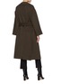 Back View - Click To Enlarge - FRAME - Double Face Recycled Wool Wrap Coat