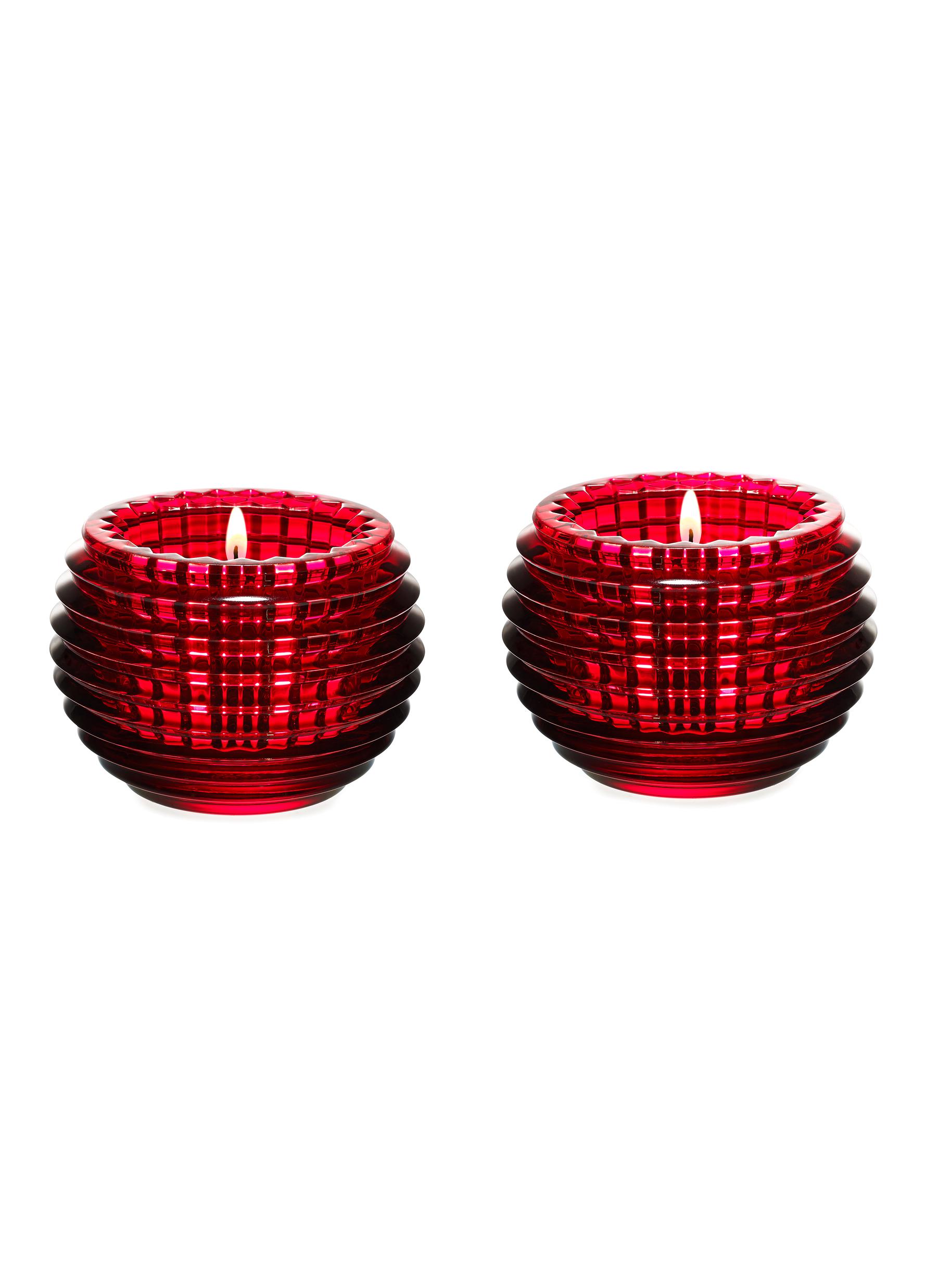 Baccarat Eye 2-piece Votive Set