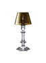 BACCARAT - HARCOURT OUR FIRE CANDLESTICK — GOLD