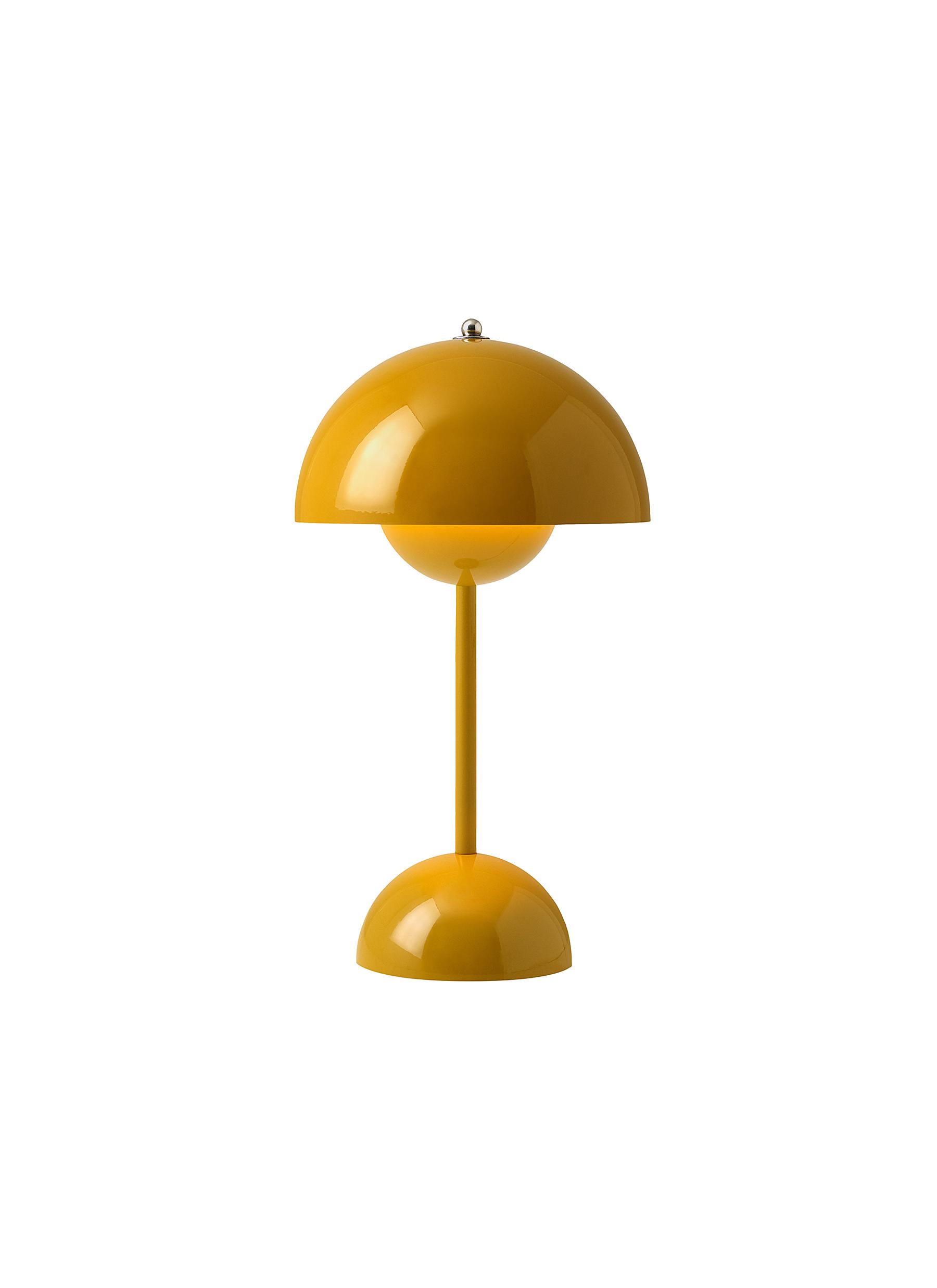 Flowerpot VP9' Portable Lamp - Mustard Yellow