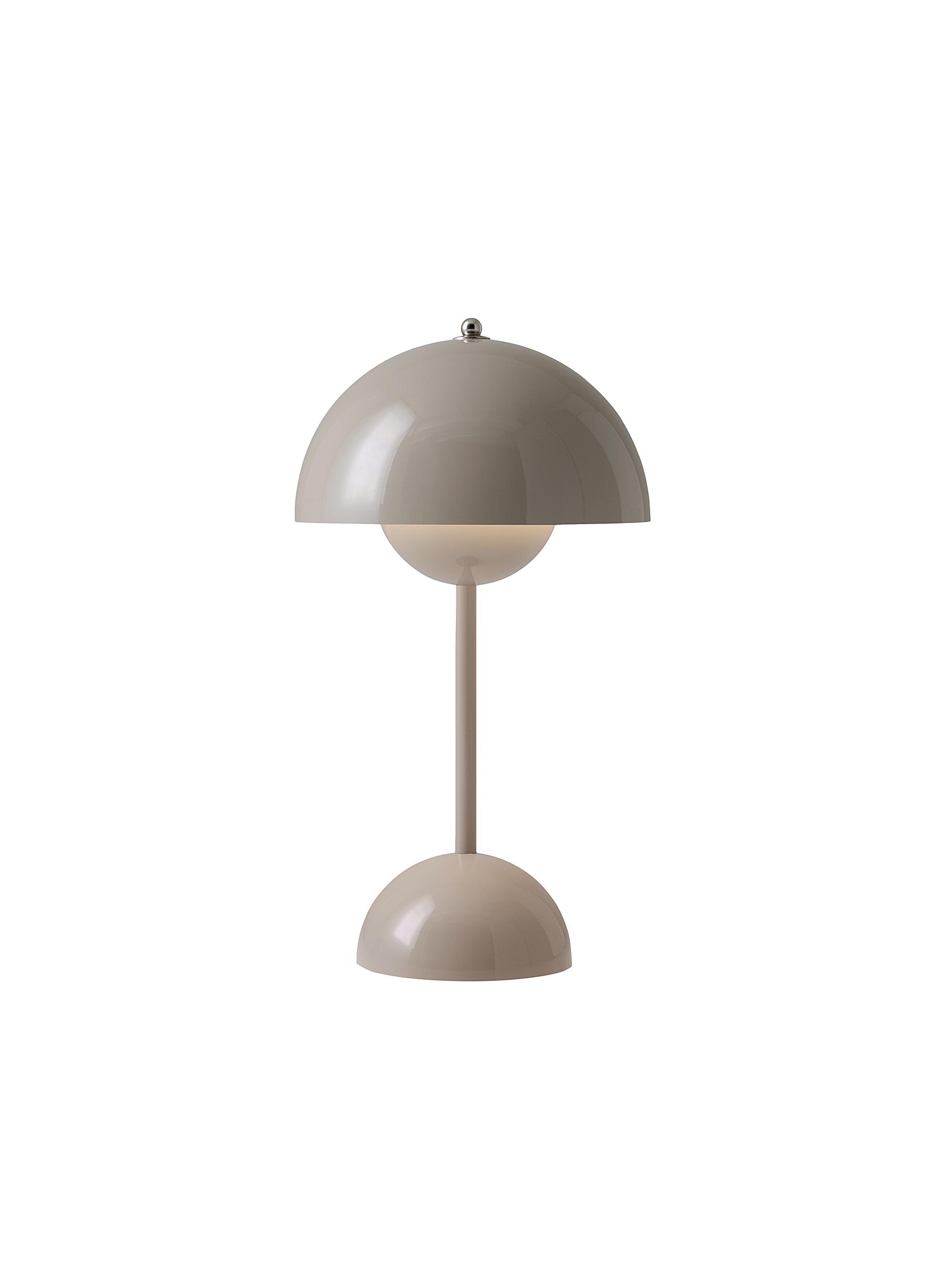 Flowerpot VP9' Portable Lamp - Grey Beige