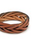Detail View - Click To Enlarge - LOEWE - Braided Calf Leather Bangle