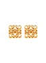Main View - Click To Enlarge - LOEWE - 24k Gold-plated Sterling Silver Anagram Stud Earrings