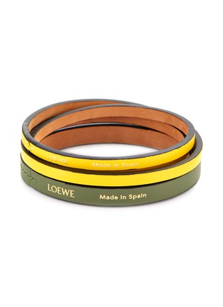Main View - Click To Enlarge - LOEWE - CLASSIC CALF DOUBLE BANGLE