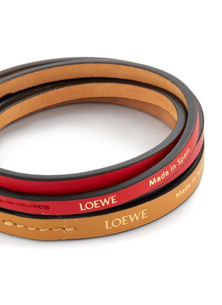 Detail View - Click To Enlarge - LOEWE - CLASSIC CALF DOUBLE BANGLE