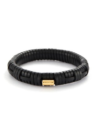 Main View - Click To Enlarge - LOEWE - BRASS CLASSIC CALF WOVEN BANGLE