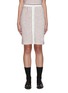 Main View - Click To Enlarge - THOM BROWNE  - Striped Cotton Blend Midi Skirt
