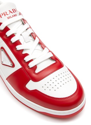 Detail View - Click To Enlarge - PRADA - DOWNTOWN LACCA SNEAKERS