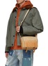 Figure View - Click To Enlarge - LOEWE - ‘Military XS’ Leather Trim Canvas Messenger Bag