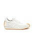 Main View - Click To Enlarge - LOEWE - Flow' Logo Appliqued Suede And Textile Sneakers