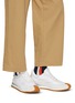 Figure View - Click To Enlarge - LOEWE - Flow' Logo Appliqued Suede And Textile Sneakers