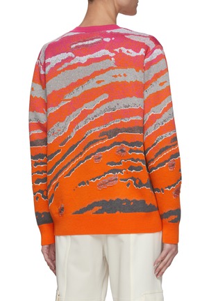 Back View - Click To Enlarge - STELLA MCCARTNEY - TIGER SCRATCH PRINTED JUMPER