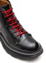 ALEXANDER MCQUEEN - Tread' Leather Lace-Up Boots