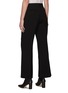Back View - Click To Enlarge - JIL SANDER - Mid Rise Flared Hem Cropped Suiting Pants