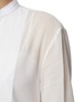  - JIL SANDER - Plastron detail cotton shirt dress