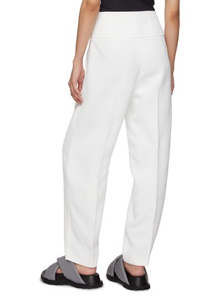 Back View - Click To Enlarge - JIL SANDER - Fold waist pleated pants