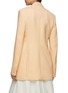 Back View - Click To Enlarge - JIL SANDER - TAILORED SINGLE BREASTED COLLARLESS WOOL BLAZER