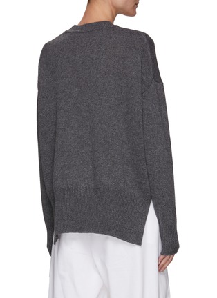 Back View - Click To Enlarge - JIL SANDER - Relaxed Fit Crewneck Cashmere Sweater