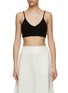 Main View - Click To Enlarge - JIL SANDER - CASHMERE BLEND KNITTED TRIANGLE BRALETTE