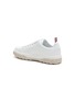 THOM BROWNE - VITELLO CALF LEATHER CABLE KNIT SOLE COURT SNEAKERS