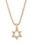 Detail View - Click To Enlarge - DAVID YURMAN - Modern Renaissance' Star of David Diamond 18k Gold Pendant Necklace