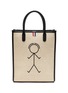 Main View - Click To Enlarge - THOM BROWNE  - ‘MR THOM’ LINEN TOTE BAG