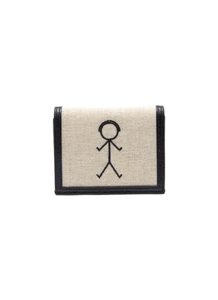Main View - Click To Enlarge - THOM BROWNE - ‘MR THOM’ DOUBLE CARD HOLDER
