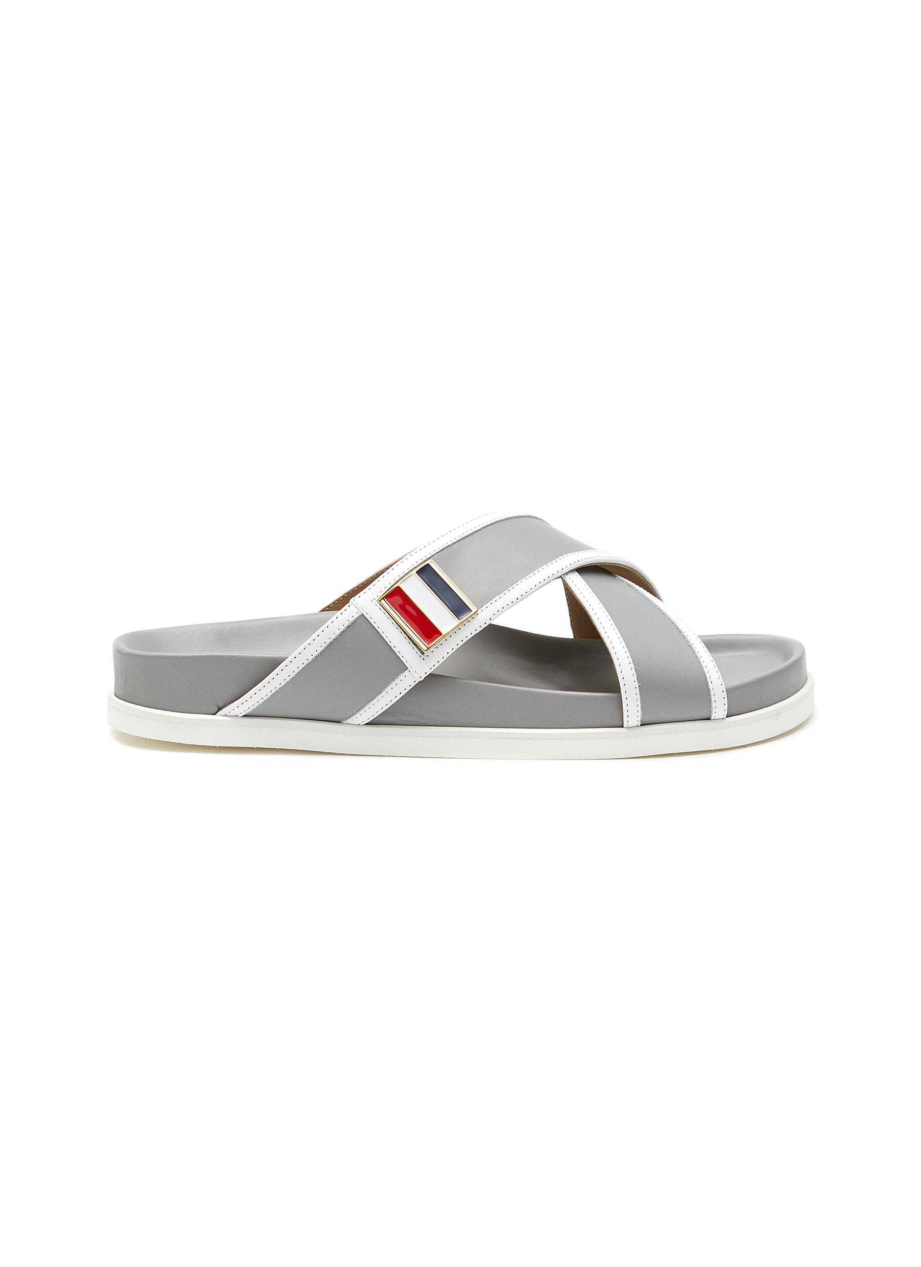 THOM BROWNE | Tricolour enamel tab 