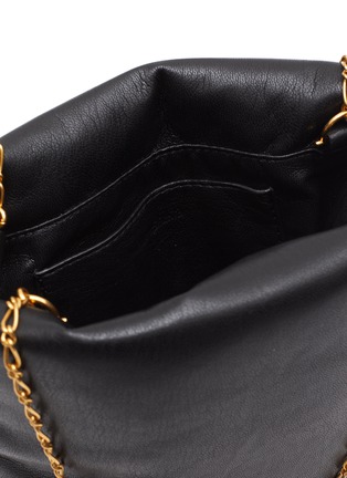 Detail View - Click To Enlarge - NANUSHKA - Noelani' Vegan Leather Chain Handle Puffer Pouch