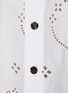 GANNI - Broderie Anglaise Cotton Shirt Dress