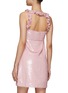 Back View - Click To Enlarge - GANNI - Scrunchie strap sequins mini dress
