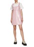 Figure View - Click To Enlarge - GANNI - Scrunchie strap sequins mini dress
