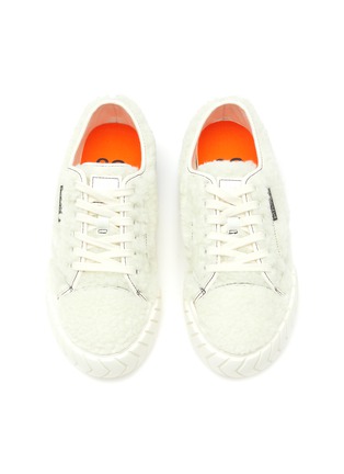 Detail View - Click To Enlarge - BOTH - Tyres' Faux Shearling Platform Sneakers