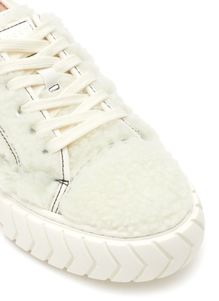 Detail View - Click To Enlarge - BOTH - Tyres' Faux Shearling Platform Sneakers