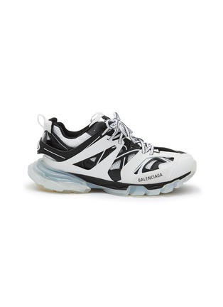 Main View - Click To Enlarge - BALENCIAGA - ‘Track' Duo-tonal Clear Sole Sneakers