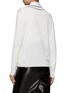 Back View - Click To Enlarge - PRADA - LOGO EMBROIDERED CONTRAST TRIM CARDIGAN