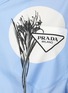 PRADA - Floral Print Elastic Waist Crop Bowling Shirt